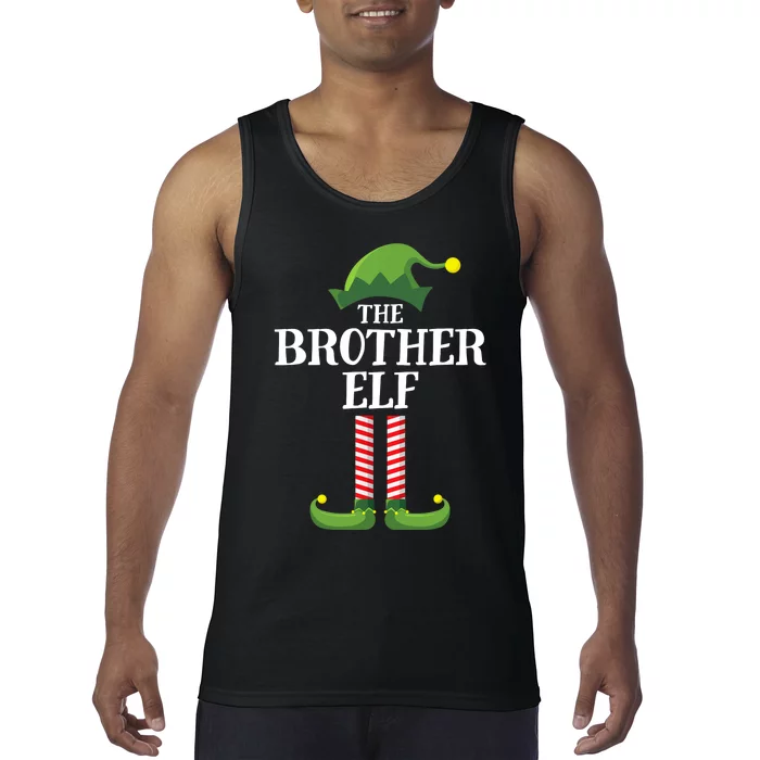 Brother Elf Matching Family Group Christmas Party Tank Top