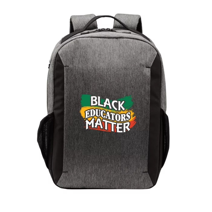 Black Educators Matter Teacher Black History Month Vector Backpack