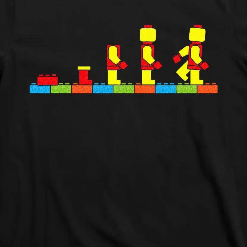 Bricks Evolution Master Builder Building Blocks T-Shirt