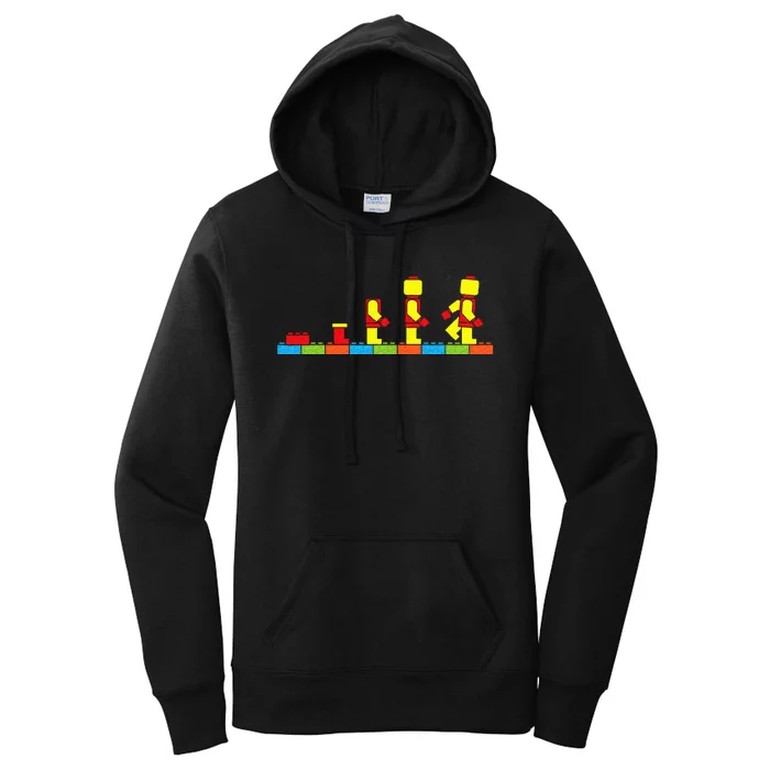 Bricks Evolution Master Builder Building Blocks Women's Pullover Hoodie