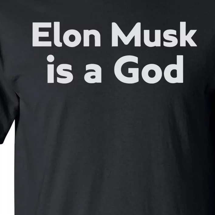 Biden Elon Musk Is A God Tall T-Shirt