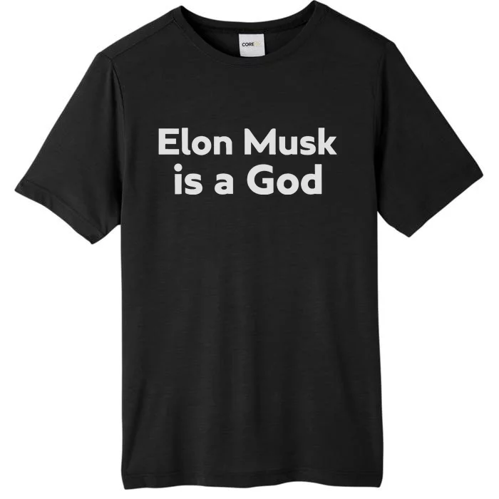 Biden Elon Musk Is A God ChromaSoft Performance T-Shirt