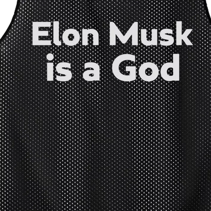 Biden Elon Musk Is A God Mesh Reversible Basketball Jersey Tank