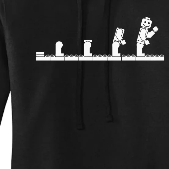 Bricks Evolution Master Builder Building Blocks Women's Pullover Hoodie