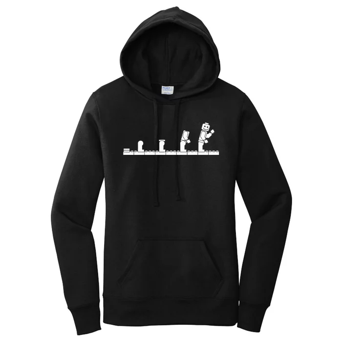 Bricks Evolution Master Builder Building Blocks Women's Pullover Hoodie