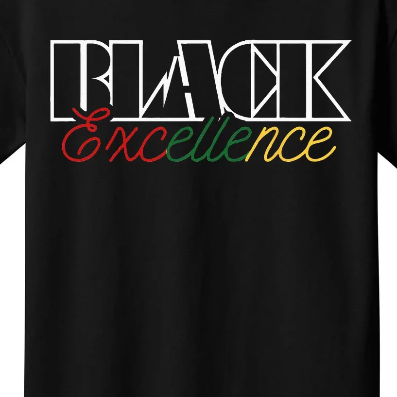 Black Excellence Magical Juneteenth Black American History Kids T-Shirt