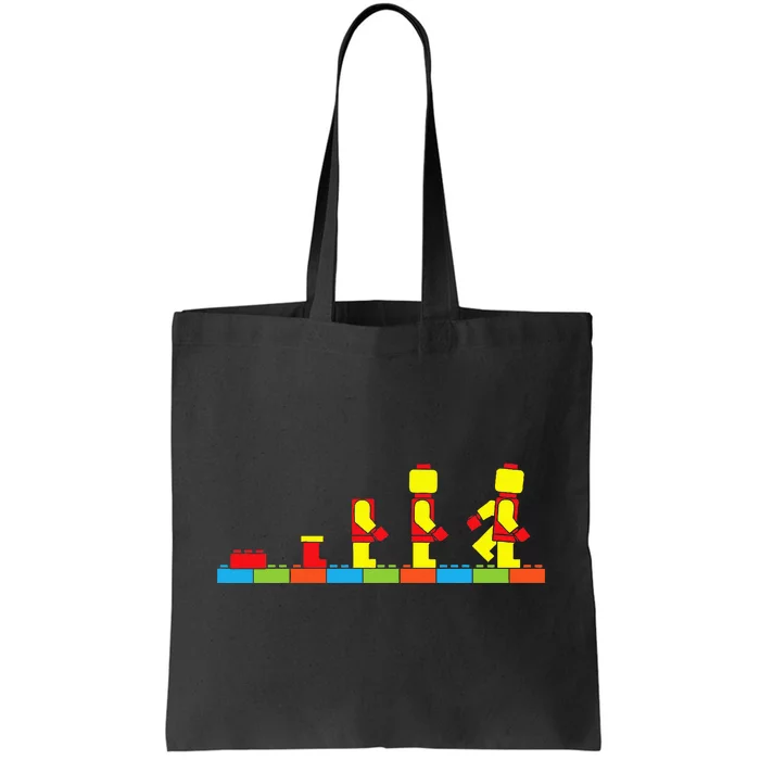 Bricks Evolution Master Builder Building Blocks Tote Bag