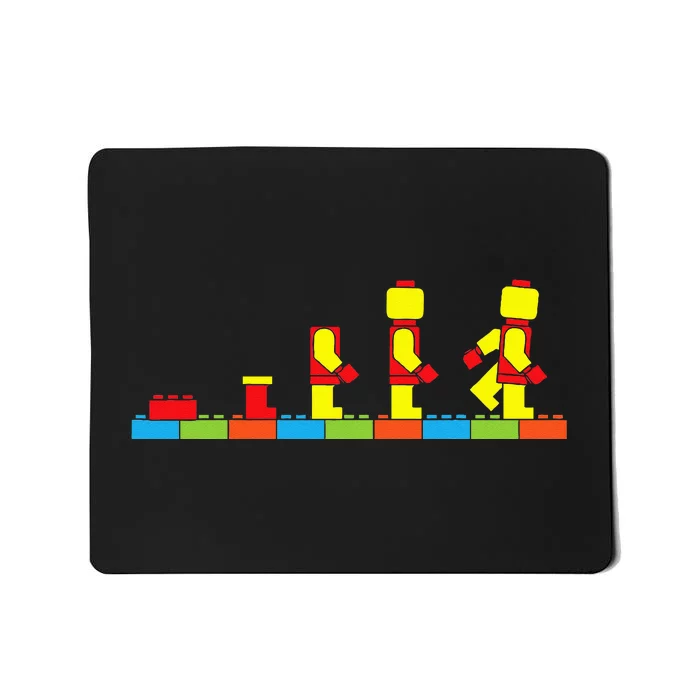 Bricks Evolution Master Builder Building Blocks Mousepad