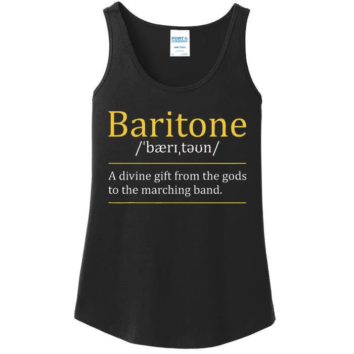 Baritone Euphonium Marching Bandmaster Music Enthusiast Ladies Essential Tank