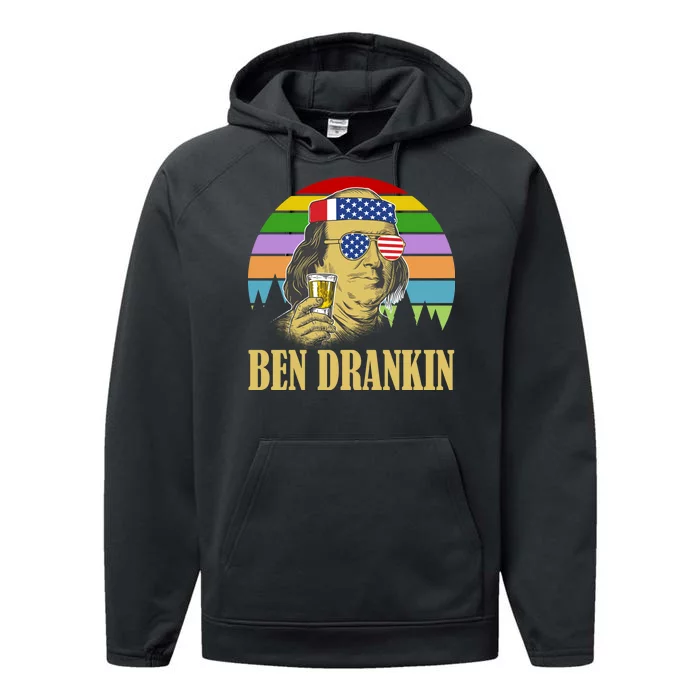 Ben Drankin 4th of July Performance Fleece Hoodie