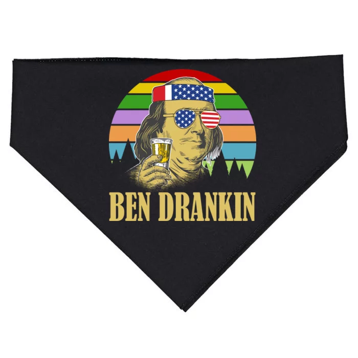 Ben Drankin 4th of July USA-Made Doggie Bandana