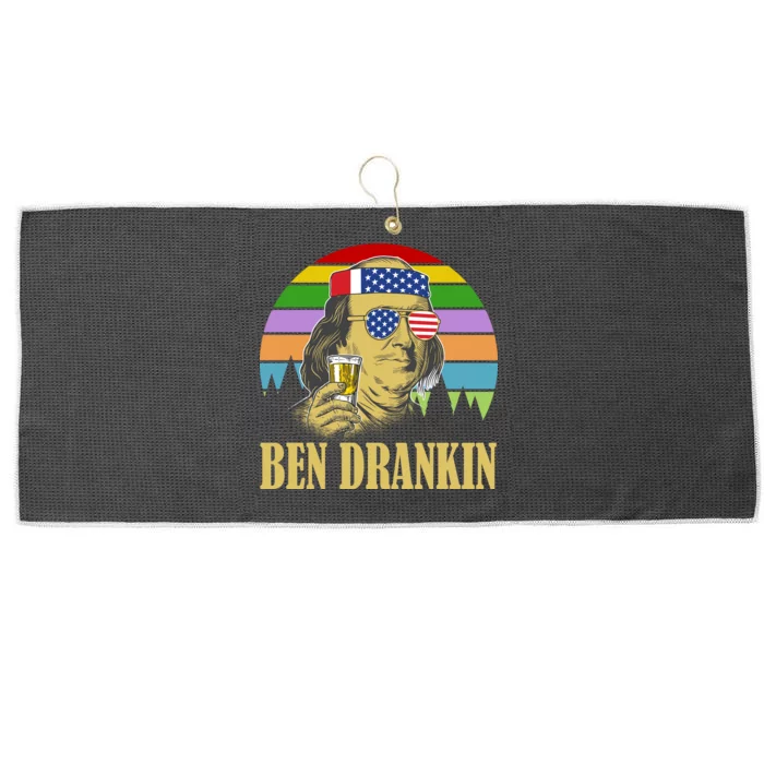 Ben Drankin 4th of July Large Microfiber Waffle Golf Towel