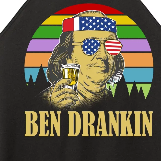 Ben Drankin 4th of July Women’s Perfect Tri Rocker Tank