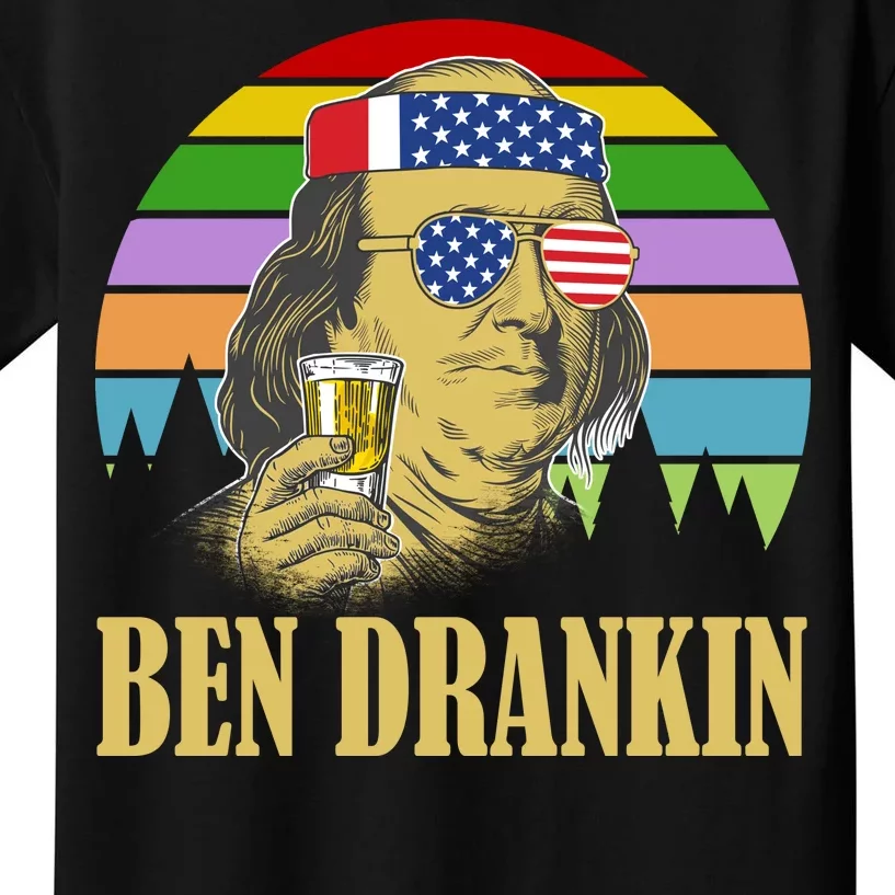 Ben Drankin 4th of July Kids T-Shirt