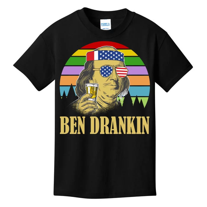 Ben Drankin 4th of July Kids T-Shirt