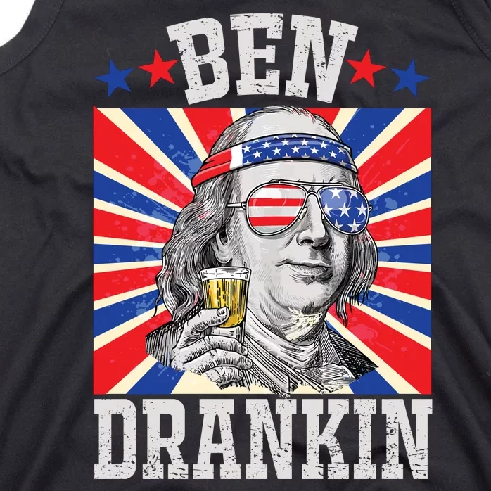 Ben Drankin 4th Of July Patriotic America Tank Top