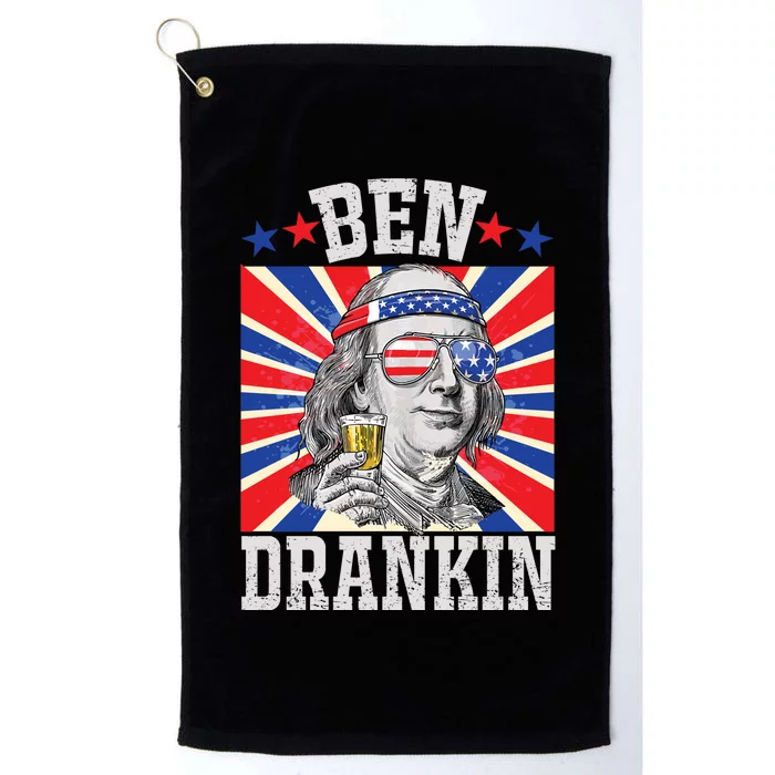 Ben Drankin 4th Of July Patriotic America Platinum Collection Golf Towel