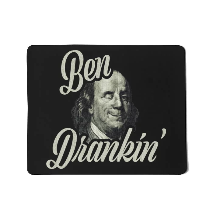 Ben Drankin Benjamin Franklin Mousepad