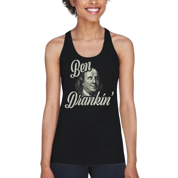 Ben Drankin Benjamin Franklin Women's Racerback Tank