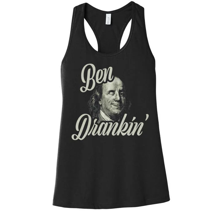 Ben Drankin Benjamin Franklin Women's Racerback Tank