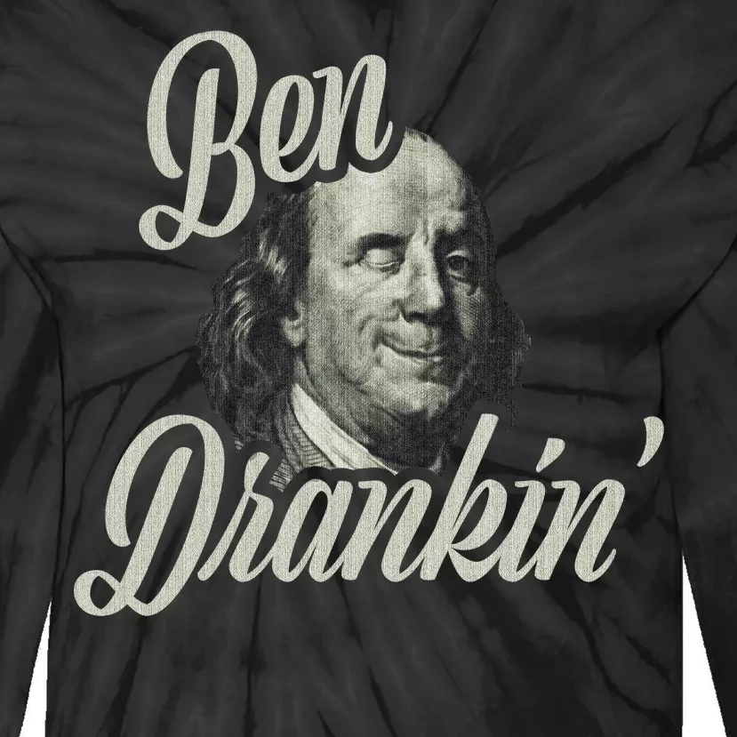 Ben Drankin Benjamin Franklin Tie-Dye Long Sleeve Shirt