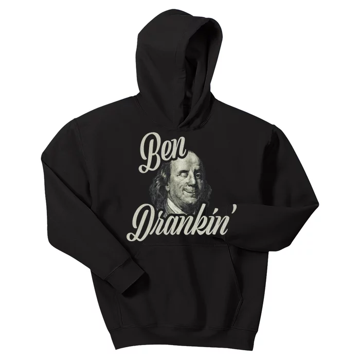 Ben Drankin Benjamin Franklin Kids Hoodie