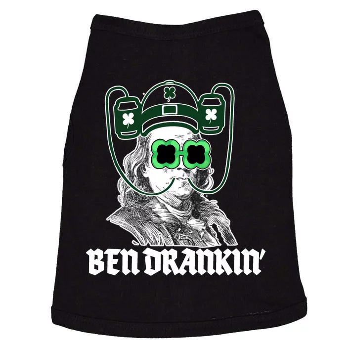 Ben Drankin Benjamin Franklin St Patricks Day Doggie Tank