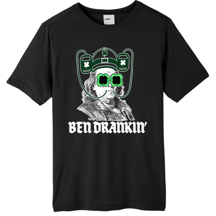 Ben Drankin Benjamin Franklin St Patricks Day ChromaSoft Performance T-Shirt