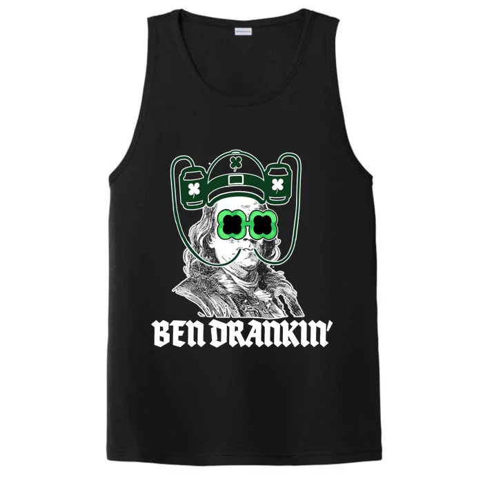 Ben Drankin Benjamin Franklin St Patricks Day Performance Tank