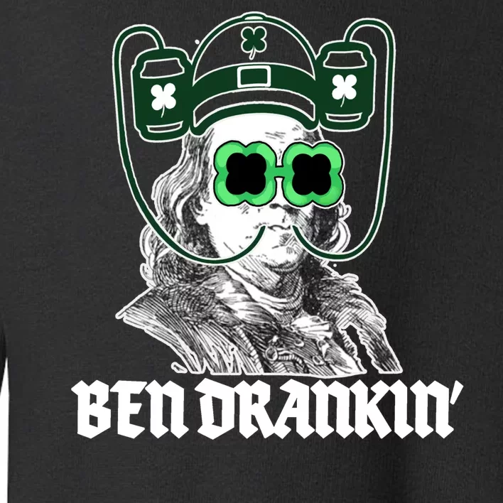 Ben Drankin Benjamin Franklin St Patricks Day Toddler Sweatshirt