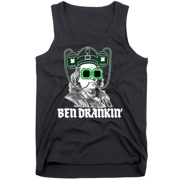 Ben Drankin Benjamin Franklin St Patricks Day Tank Top