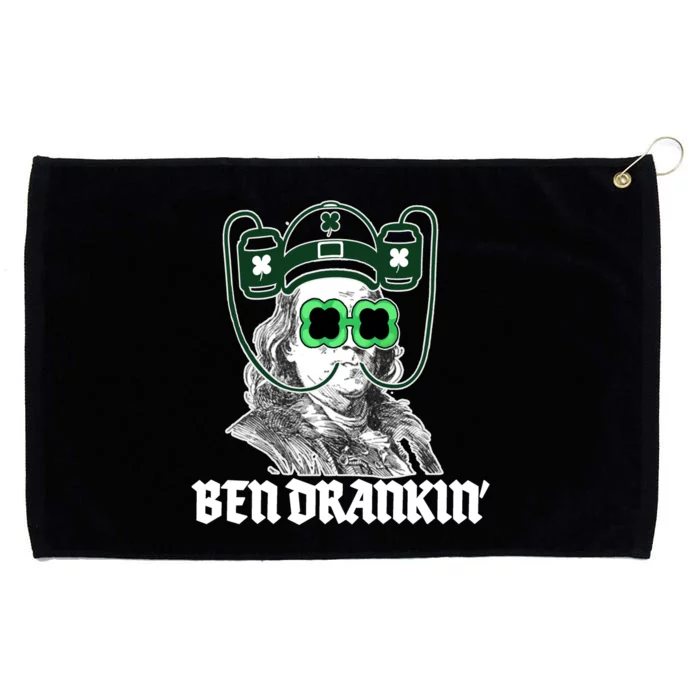 Ben Drankin Benjamin Franklin St Patricks Day Grommeted Golf Towel