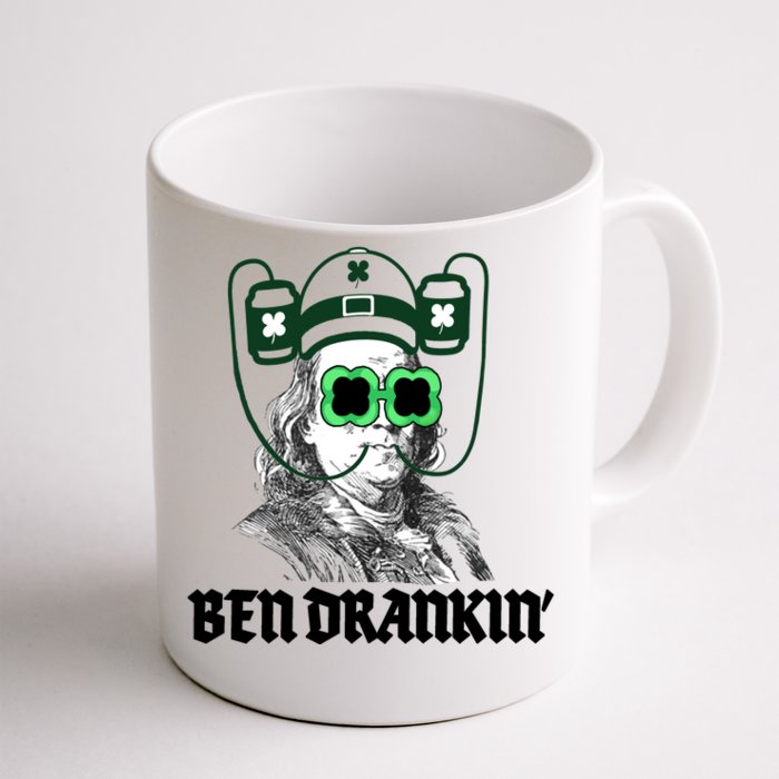 Ben Drankin Benjamin Franklin St Patricks Day Front & Back Coffee Mug