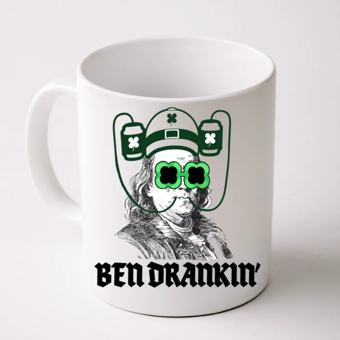 Ben Drankin Benjamin Franklin St Patricks Day Front & Back Coffee Mug