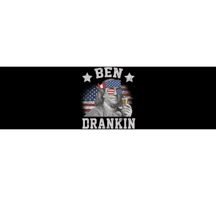 Ben Drankin Party Vintage USA Bumper Sticker