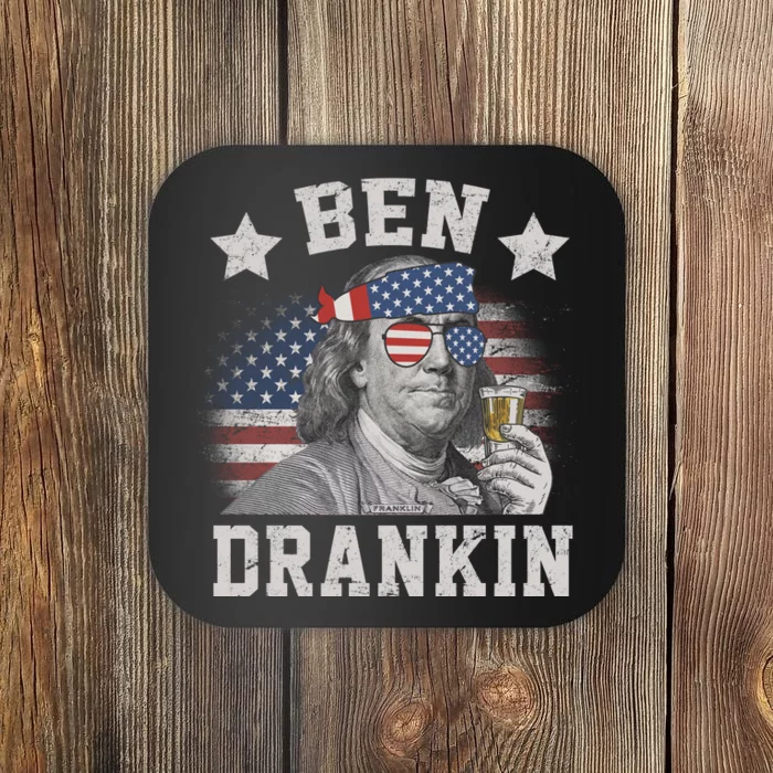 Ben Drankin Party Vintage USA Coaster