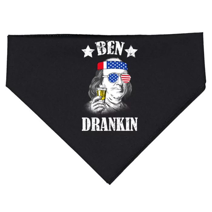 Ben Drankin USA Patriotic USA-Made Doggie Bandana