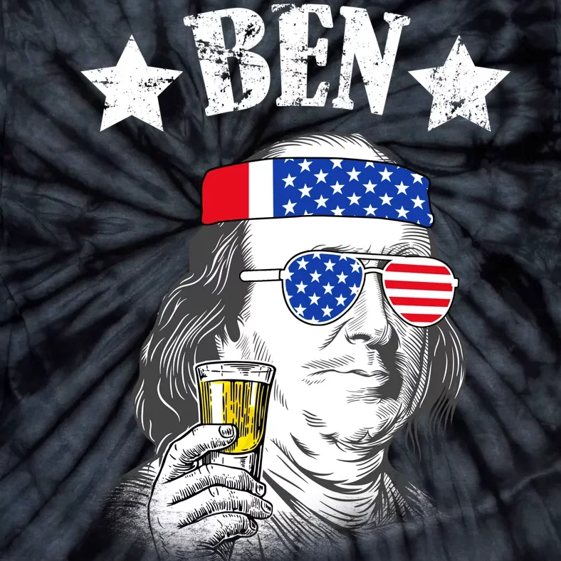 Ben Drankin USA Patriotic Tie-Dye T-Shirt