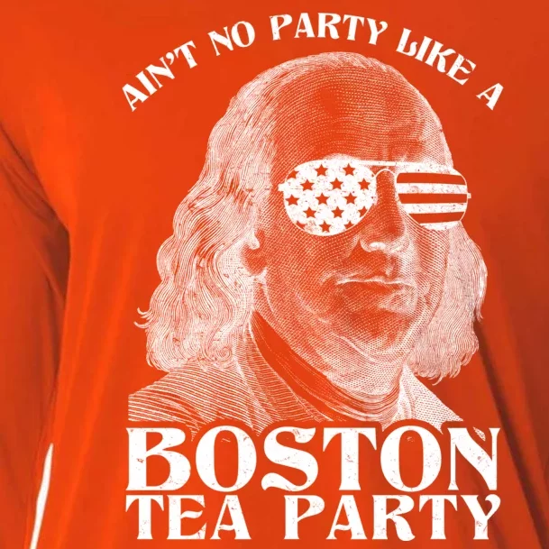 Ben Franklin Boston Tea Party Cooling Performance Long Sleeve Crew