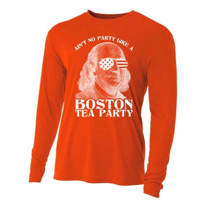 Ben Franklin Boston Tea Party Cooling Performance Long Sleeve Crew