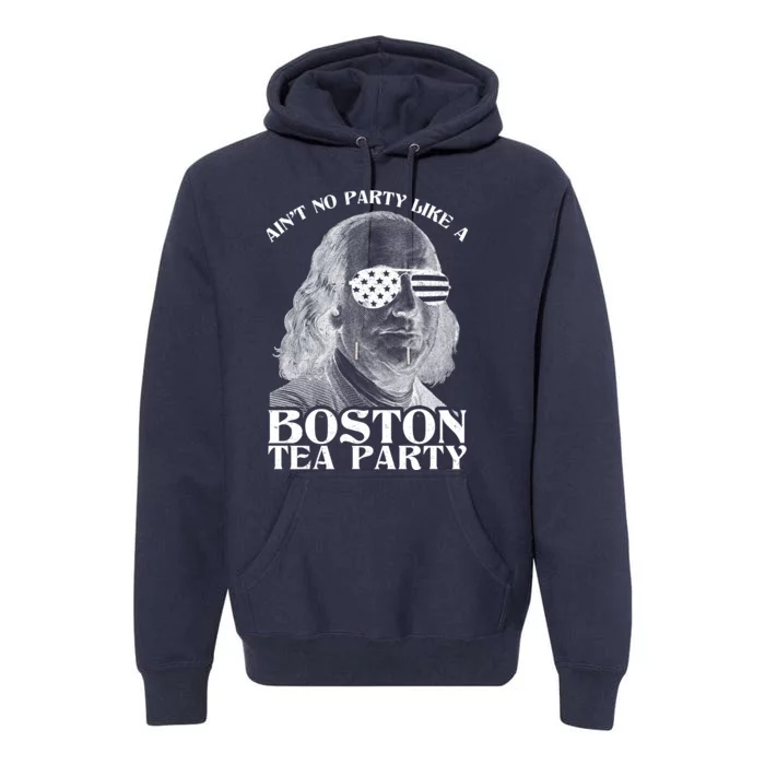 Ben Franklin Boston Tea Party Premium Hoodie