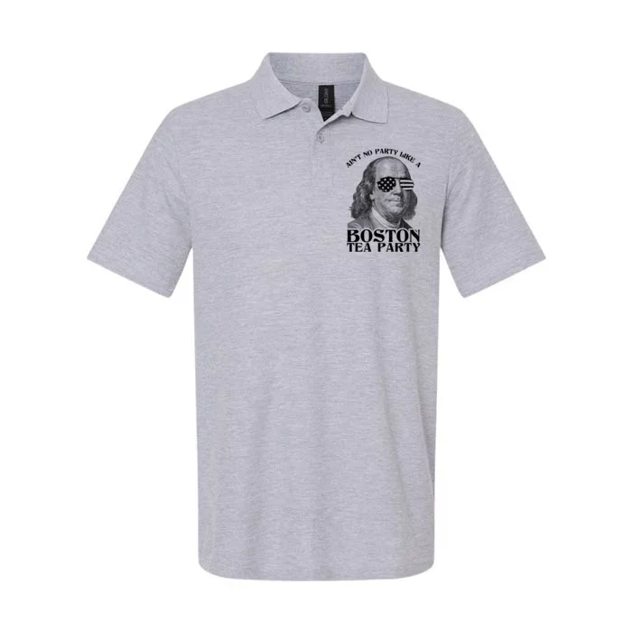 Ben Franklin Boston Tea Party Softstyle Adult Sport Polo