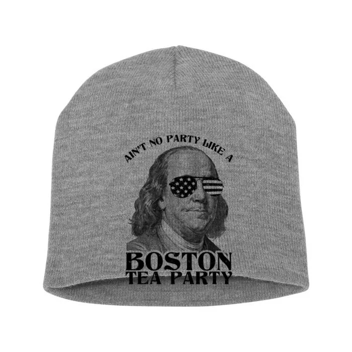 Ben Franklin Boston Tea Party Short Acrylic Beanie