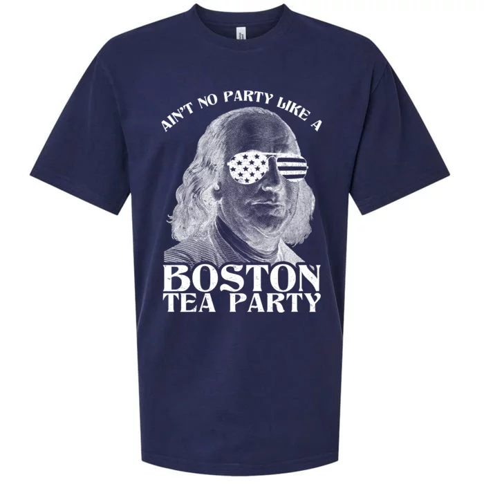 Ben Franklin Boston Tea Party Sueded Cloud Jersey T-Shirt