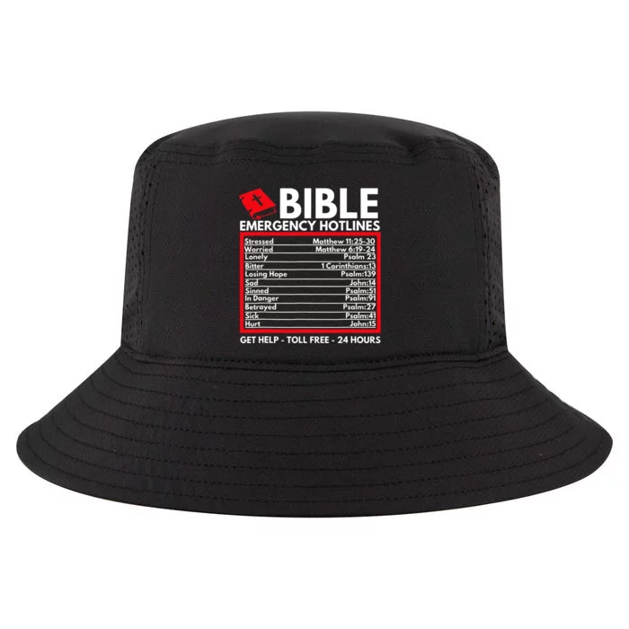 Bible Emergency Numbers Christian Bible Cool Comfort Performance Bucket Hat