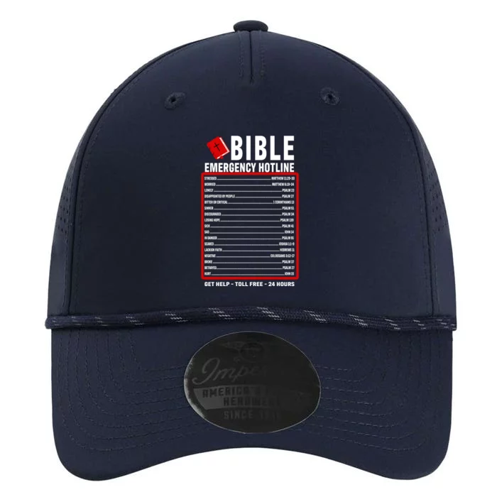 Bible Emergency Numbers Funny Christian Bible & Jesus Quotes Performance The Dyno Cap