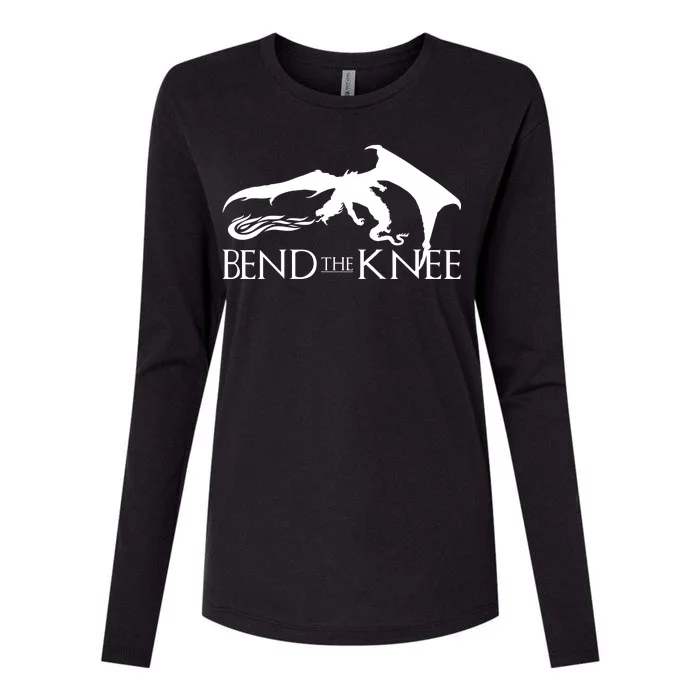 Bend The Knee Womens Cotton Relaxed Long Sleeve T-Shirt