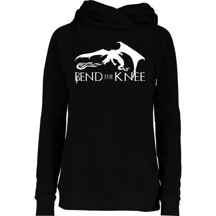 Bend The Knee Womens Funnel Neck Pullover Hood