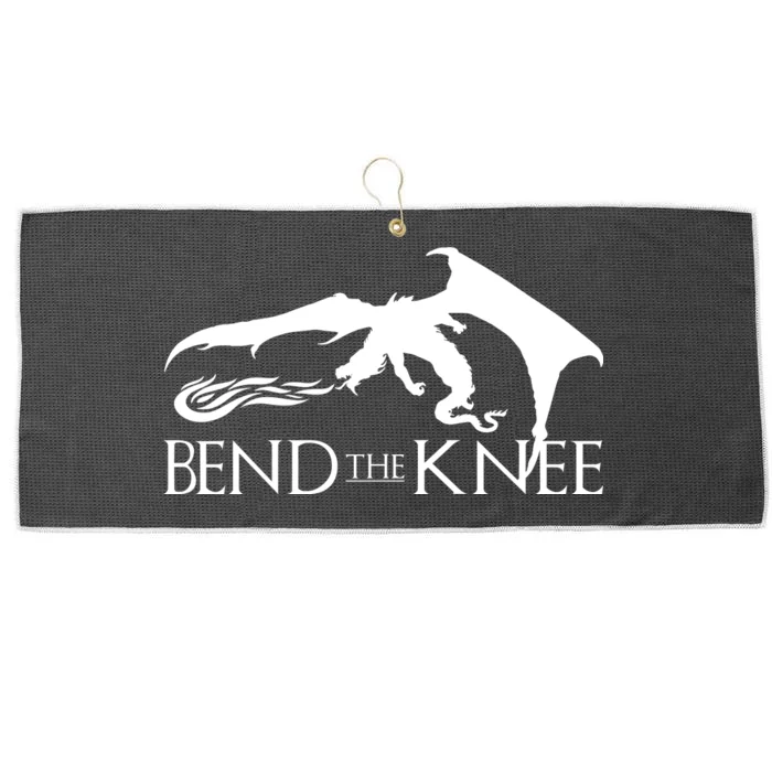 Bend The Knee Large Microfiber Waffle Golf Towel