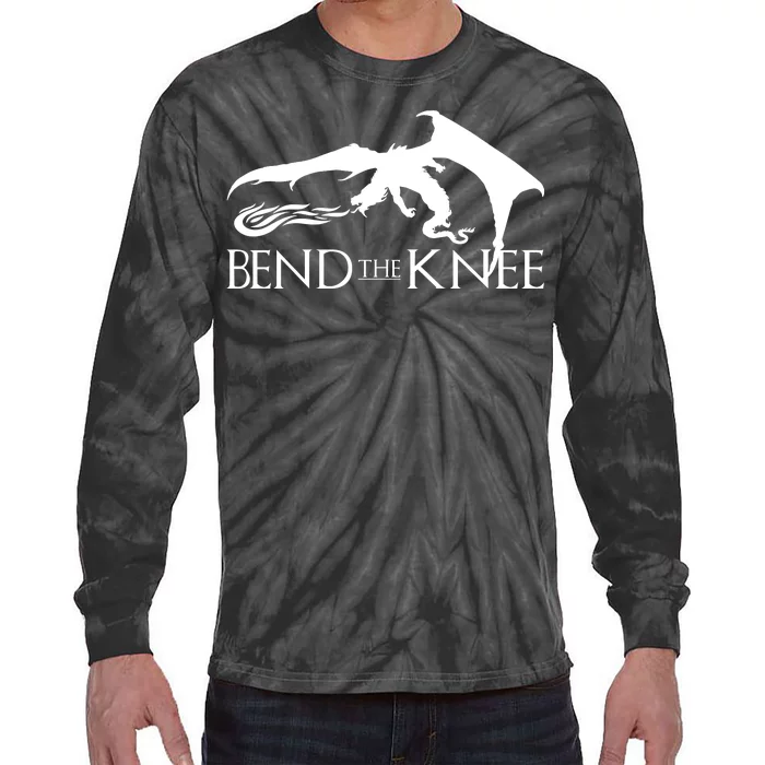 Bend The Knee Tie-Dye Long Sleeve Shirt